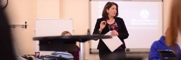 woman teaching